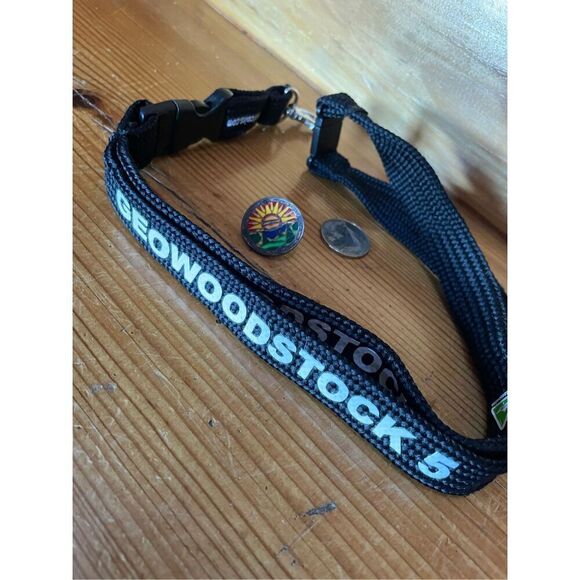Geowoodstock 5 Lanyard and Pin - Picture 2 of 2